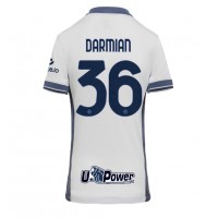 Maglia Calcio Inter Milan Matteo Darmian #36 Seconda Divisa Donna 2024-25 Manica Corta